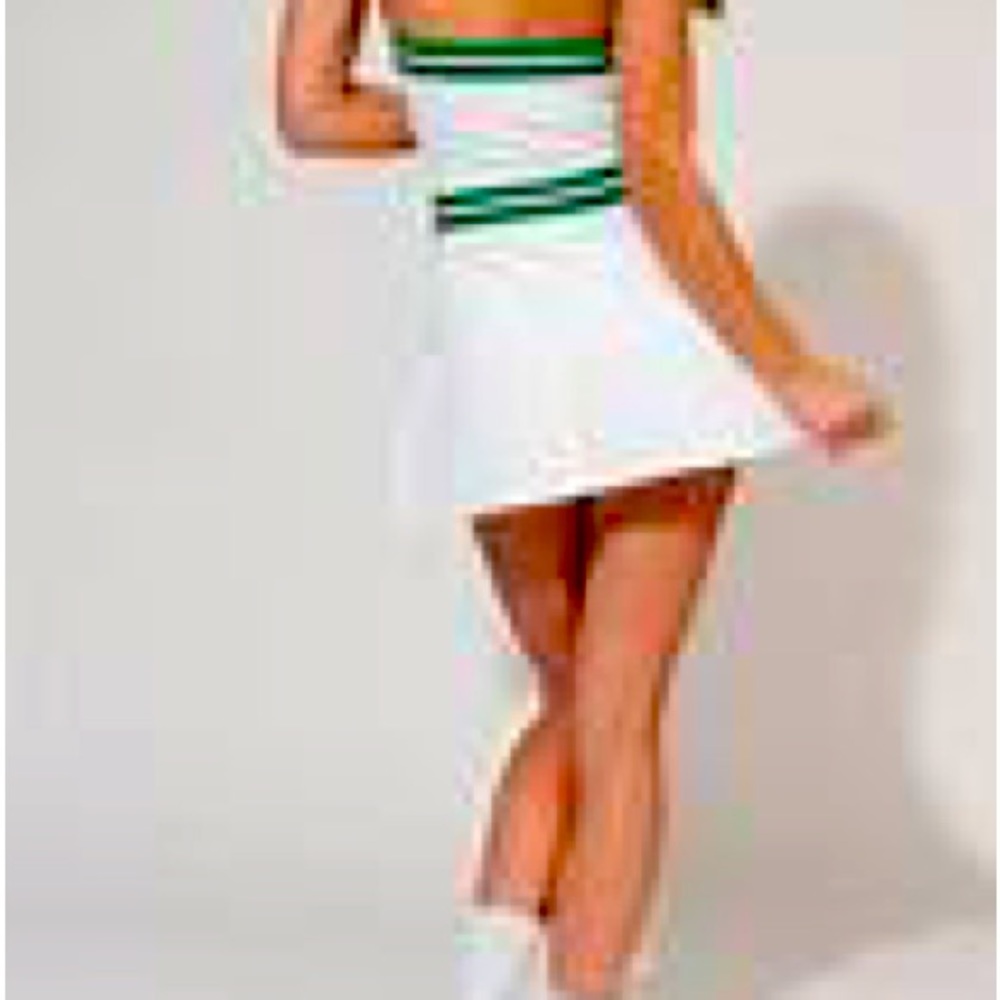 COPY - IVL COLLECTIVE size US2 striped tennis skort